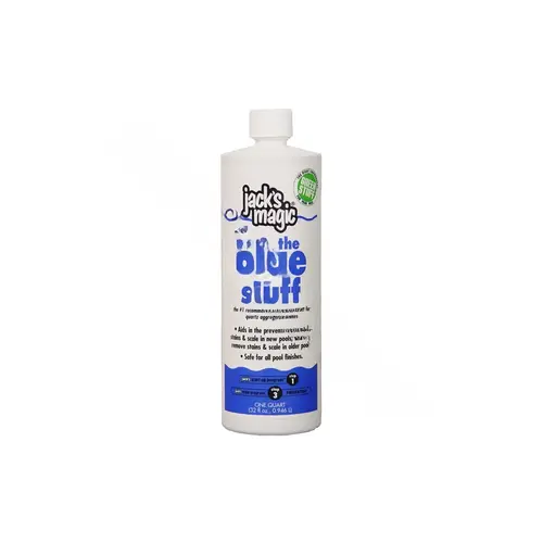 JACK'S MAGIC JMBLUE032 Blue Stuff Pool Stain Remover, 32 oz