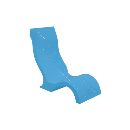 LEDGE LOUNGER INC LL-SG-CR-LB Light Blue 0-9" Water Recline Chair