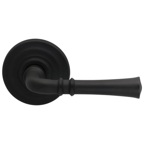 785 Lever with Traditional Rose Privacy Lever with 2-3/8" Backset, Full Lip Strike Oil Rubbed Bronze Finish