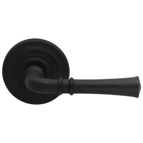 785 Lever with Traditional Rose Privacy Lever with 2-3/8" Backset, Full Lip Strike Oil Rubbed Bronze Finish