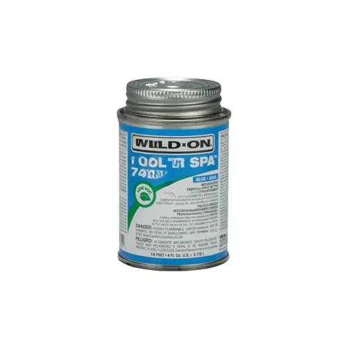 4oz 747 Blue Pool 'r Spa Mb Pvc Cement