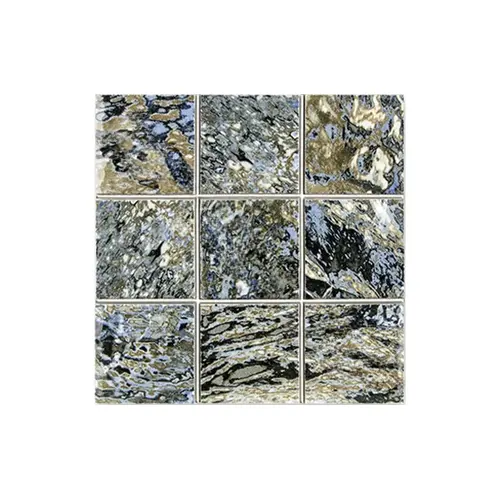 ITALCER SPA - ELIOS CERAMICA ELONORBLU MOS2 Elonorblu Mos2  2x2 North Ocean Blue Mosaic