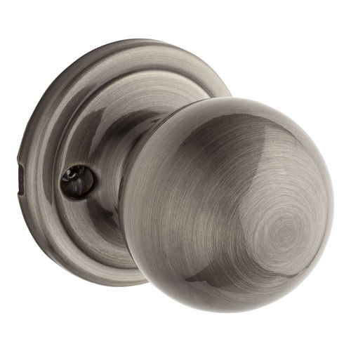 Circa Half Dummy Knob, Satin Nickel Blackened