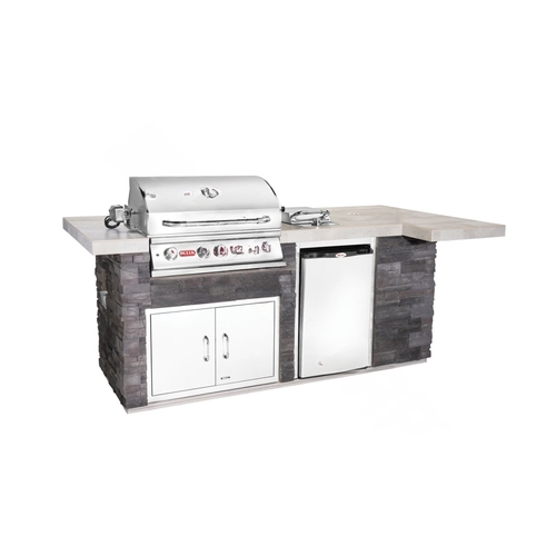 Bull Outdoor Products 41708 Gry Barbecue Bb 300 Lp Island Gray