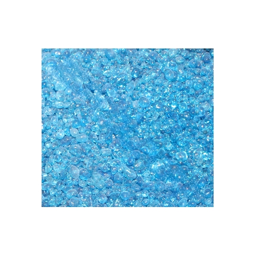 50# Ice Blue Glass Jelly Bean