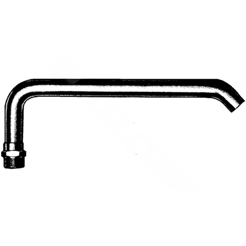 S.R. SMITH A41240-0 Fillspout 1" MPT, Color: Silver