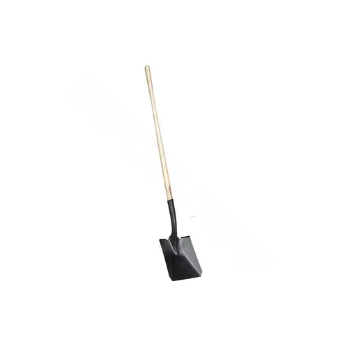 Shovel 59.5" Steel Square General Purpose Wood Handle Natural