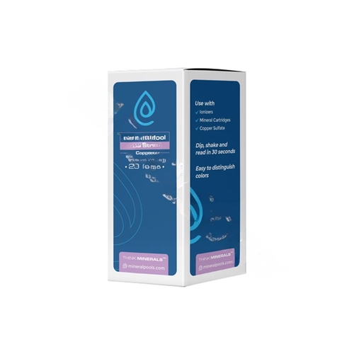 CLEARBLUE IONIZER INC CBI-CUT-CASE Mineral Pool Copp Test Strips