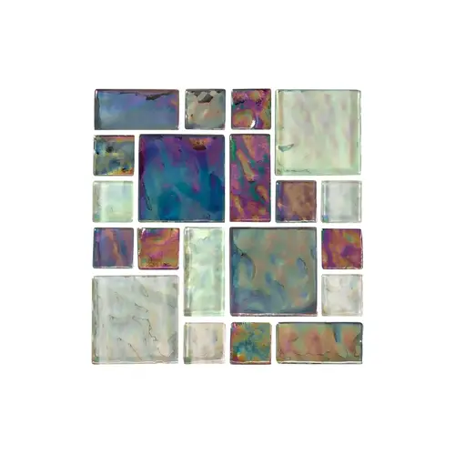 Shimmer Antigua Blend Random Glass Mosaic