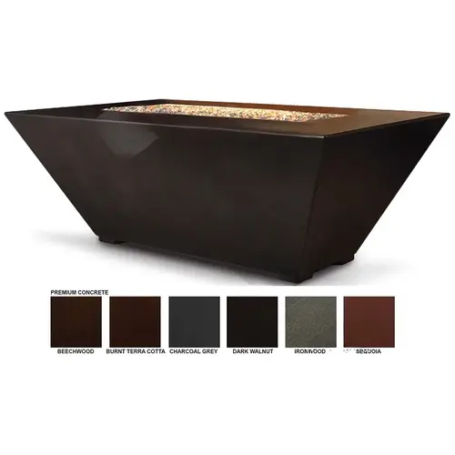 COVER POOLS INC FPLCORCON60PB 60" Beechwood Corinthian Linear Fire Pit