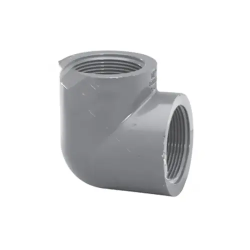 1 1/2" Fpt X Fpt Sch80 90 degree Elbow Gray