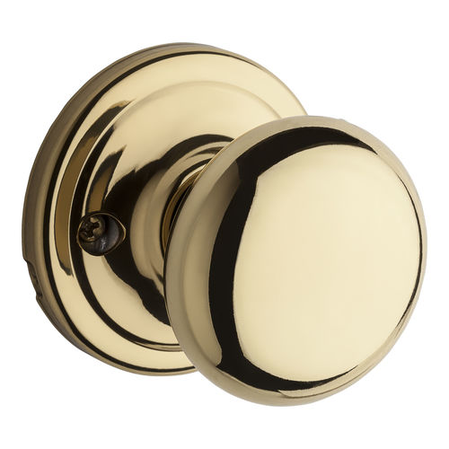 Hancock Half Dummy Knob, Lifetime Polished Brass