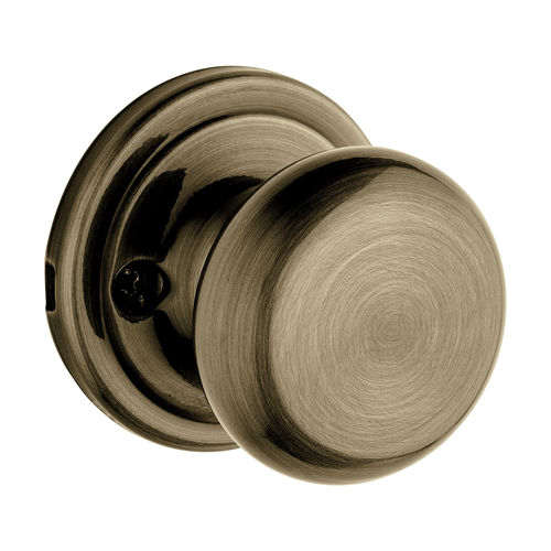 Kwikset 788H5GC Hancock Half Dummy Knob, Satin Brass Blackened