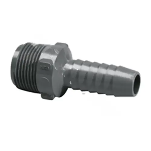 1436-251  2"mptx1.5"ins Pvc Reducing Male Adapter Gray