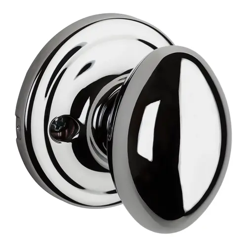 Laurel Half Dummy Knob, Bright Polished Chrome