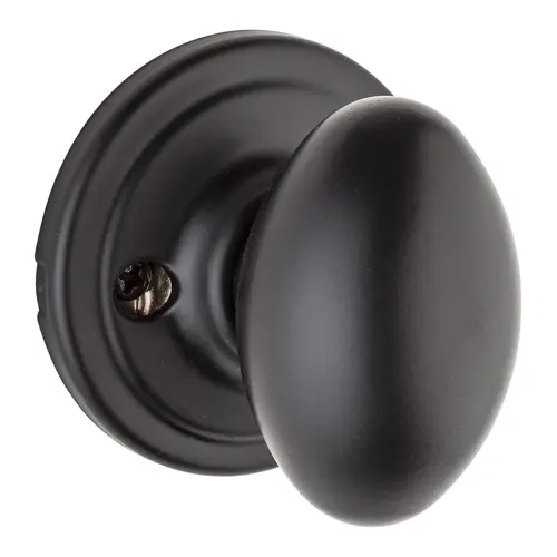 Laurel Half Dummy Knob, Iron Black