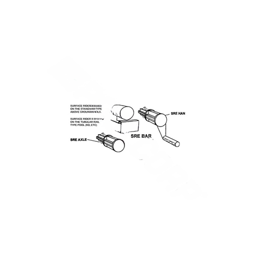 FeherGuard Products FG-SRE-HANEND Surface Ride Comp Handle End