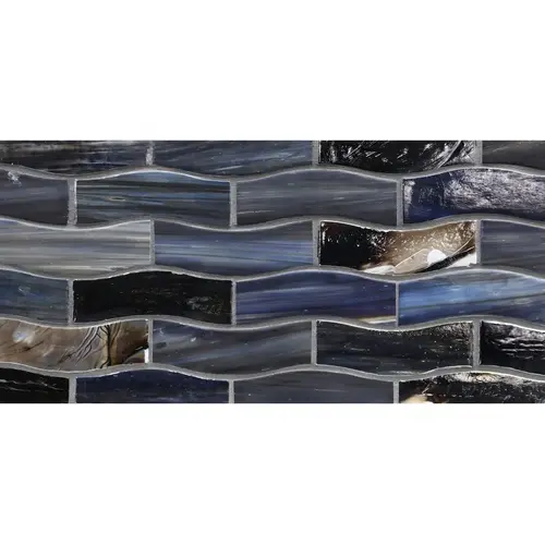 LUNADA BAY TILE TET-ONYX BDR Tetra Onyx Border