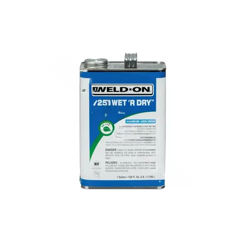 Gal 725 Blue Wet 'r Dry Mb Pvc Cement