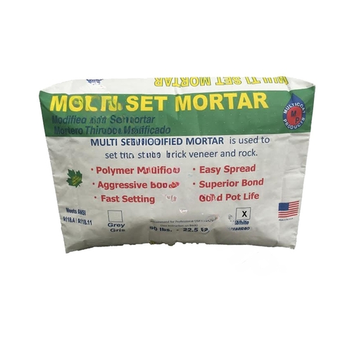 Multicoat Products MSTSW 50# White Medium Multi Set Thinset Mortar