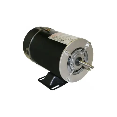 2hp 115/230v 20a/10a 48y Odp Thru-bolt Motor Black