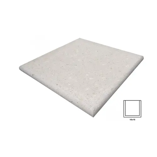 Artistic Pavers 3SBCSLI16 16x16 3-sided Ivory Bullnose Shellock Coping ...