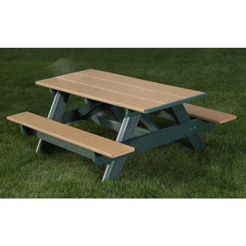 BRIGHT IDEA SHOPS FP1011 Plastic Picnic Table 6'