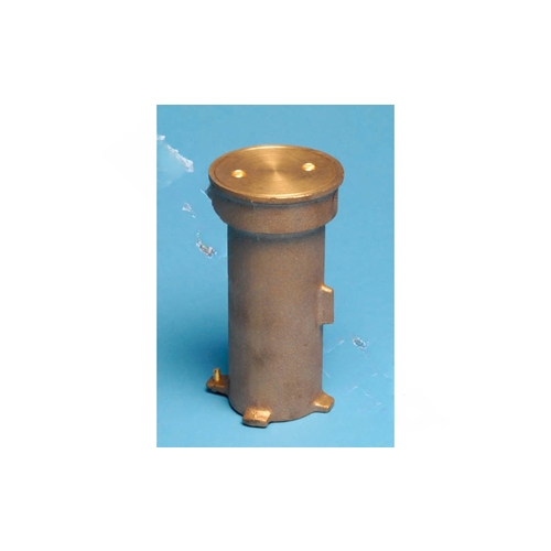 Bronze Stanchion Socket W/ Threaded Cap