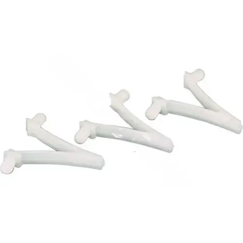 PoolStyle K039CBX24 Ps039  Deluxe Series Delrin Spring Clip White