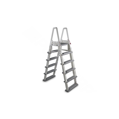 48"-54" Warm Gry Hd Aframe Ladder W/ Barrier Beige