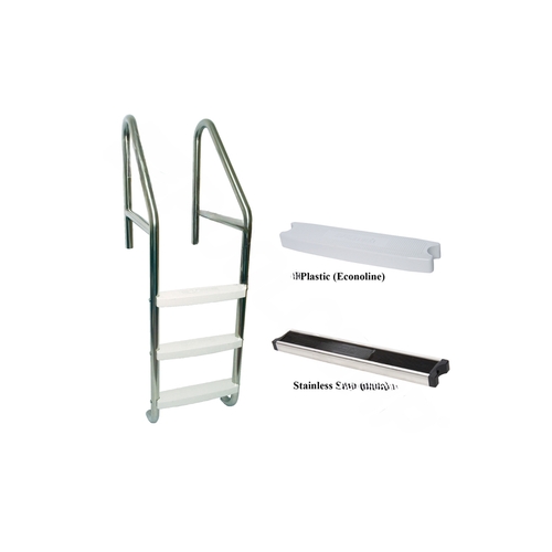 S.R. SMITH 50-792S-32 32" Dade County 3 Step Rollout Ladder With Crossbrace