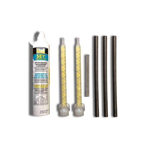 S.R. SMITH 75-209-5869-SS Epoxy Kit W/ (3) 5/8" Bolts