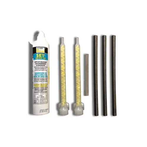 Epoxy Kit With Five 1/2" Bolts