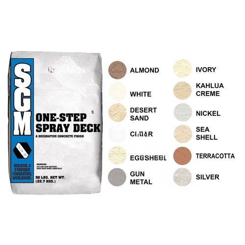 Southern Grouts & Mortars SCSP1KC 50 Lb Bag Kahlua Creme One-step Spray Deck System