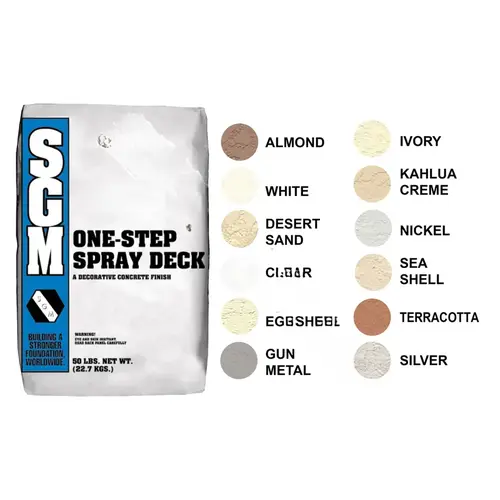 Southern Grouts & Mortars SCSP1KC 50 Lb Bag Kahlua Creme One-step Spray Deck System