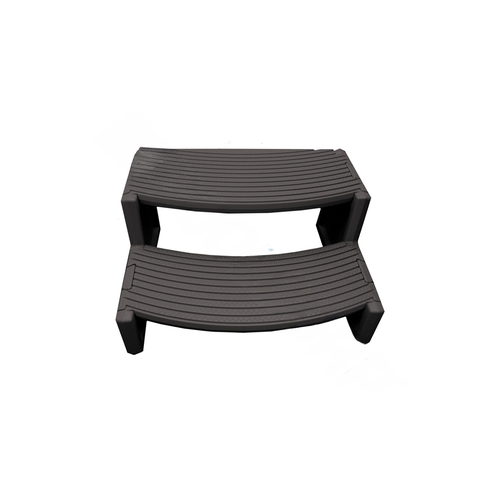 LIFE ESSENTIALS MSS060 19.7"x16" Charcoal Gry Spa Step