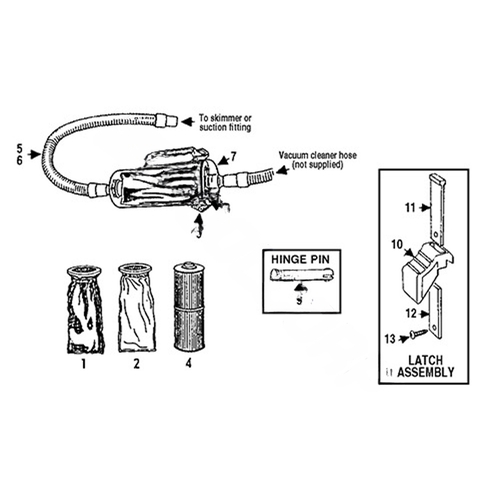 2"x3' Flex Hose Bulk