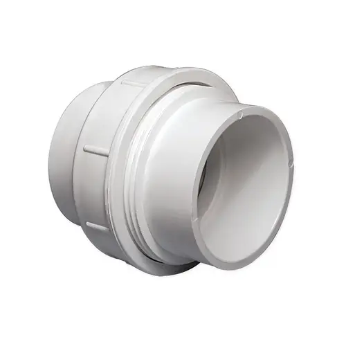 2"s Pvc Self-aligning Union White