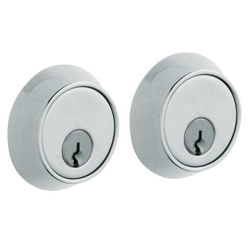 Estate Contemporary Deadbolt, 1-5/8" Door Prep Polished Chrome