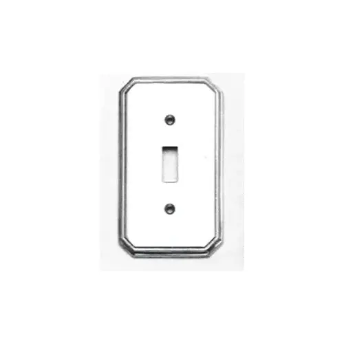 Single Toggle Traditional Switchplate Bright Chrome Finish