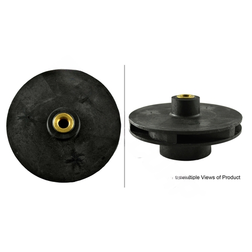Black 3 HP Full Rated Pool Pump Impeller Assembly