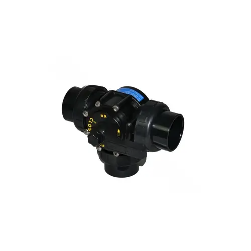 2"-2.5" 3-port Cpvc Perma-seal Diverter Valve Black