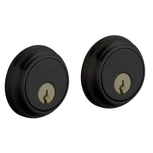 Traditional 1-5/8" Double Cylinder Deadbolt Flat Satin Black Finish