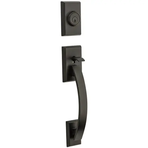 Tavaris Dummy Exterior Handleset Venetian Bronze Finish