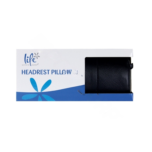 LIFE ESSENTIALS LSP202 11"x3" Black W/ Black Stitching Weighted Spa Pillow