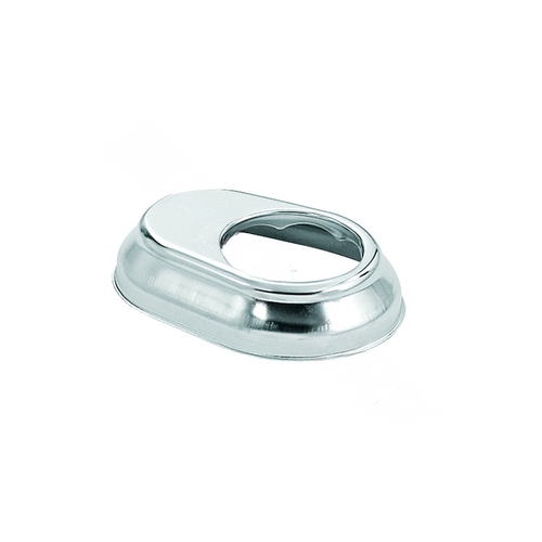 Escutcheon Stainless Steel Oblong