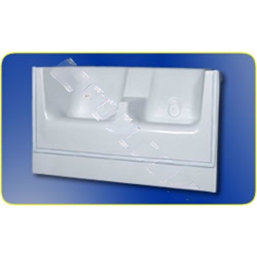 6' In Wall Seat - Oem White