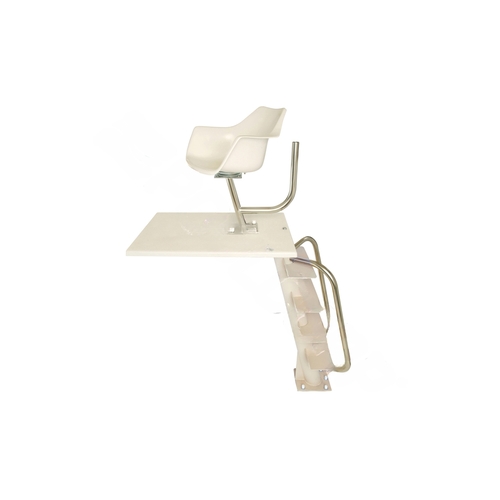 S.R. SMITH CAT-LG-101 Institutional Lifeguard Stand Cantilever Radiant White