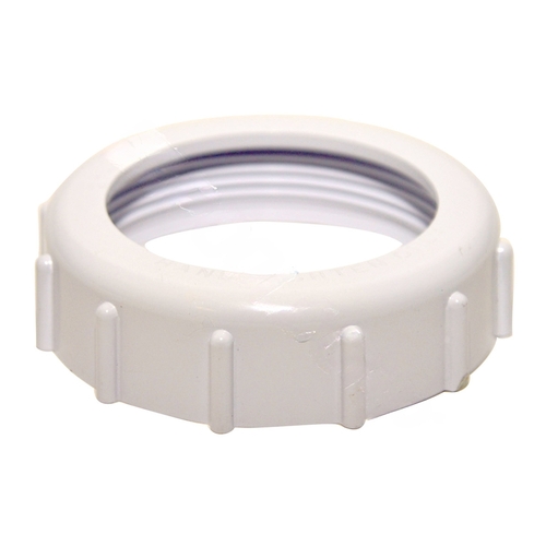 White Pvc Bulkhead Adapter Nut