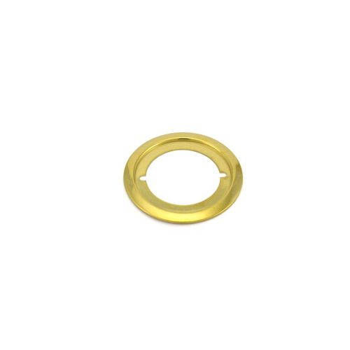 Trim Ring for 2-1/8" Door Unlacquered Brass Finish Pair